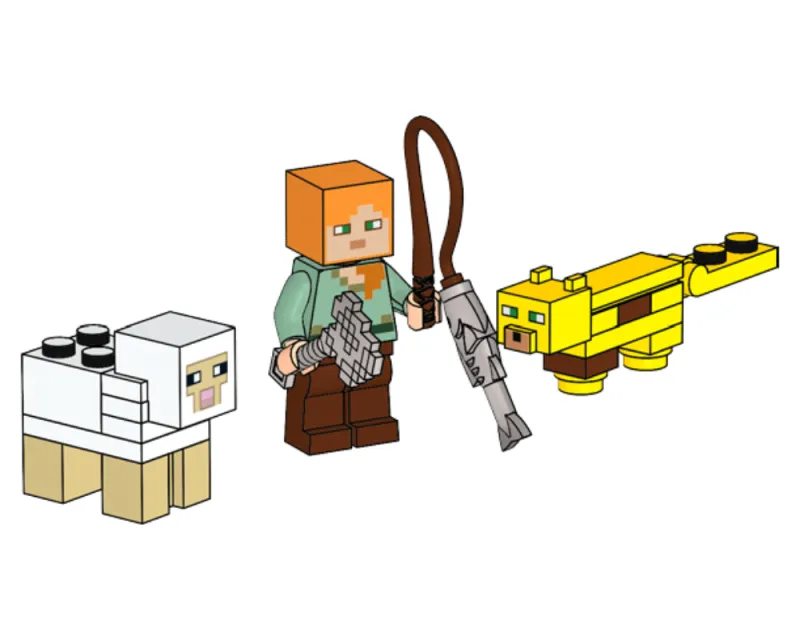 Alex with Ocelot and Sheep