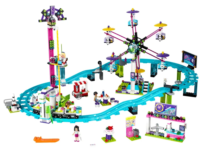 Amusement Park Roller Coaster