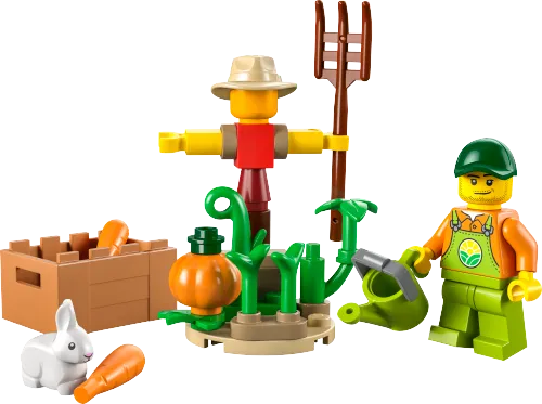 Farm Garden & Scarecrow